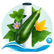 Courgette cultivé en tour hydroponique